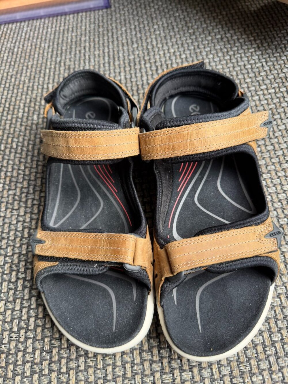 Ecco Yuccatan Yak Leather Sandals Size EU 40 (8.5-9 US)